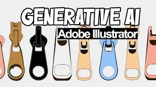 AI Generated Fashion Hardware in Adobe Illustrator