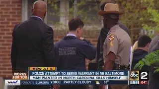 N.C. fugitive shoots, kills himself in Baltimore