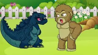 POOR BABY GODZILLA vs KONG LIFE #1 : So Sad But Happy Ending Animation | Godzilla Animation Cartoon