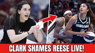 Caitlin Clark EMBARRASSES Angel Reese on Live TV as Fever DESTROY Chicago Sky!