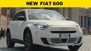 New Fiat 600 electric SUV unveiled! II Fiat all electric SUV 2024 II fiat 600 suv glimpse