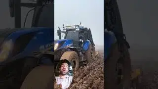 Pakistani Farmer in Italy 🇮🇹 | Hard Work & Powerful Tractor Stuck 🚜💪 | &euro;10 per Hour