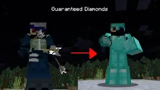 The *NEW* Most EFFICIENT Way To Find Diamonds In Minecraft - Using Clay & Gravel