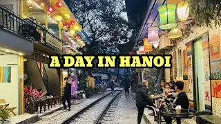 A DAY IN HANOI VIETNAM | Halal Food in Hanoi | Traditional Market | Best Egg Yolk Coffee Shop