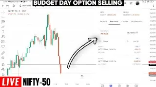 Option Selling Live Trade in Nifty || 01-Feb-2026 || Budget Day Trading 