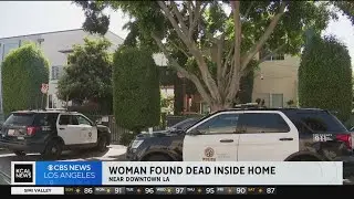 Investigation underway after body of woman found wrapped in plastic inside of home