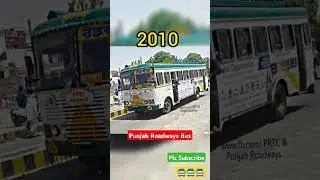 Эволюция автобусов Punjab Roadways (1948-2025) #шорты