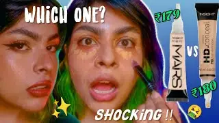 INSIGHT Vs MARS  CONCEALER ✨| MARS SEAL THE DEAL CONCEALER vs INSIGHT HD CONCEALER | Mars vs Insight