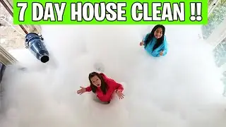 HOW TO CLEAN A WHOLE HOUSE FILLED WITH FOAM!!