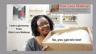 I won a giveaway from DION LUVS MAKEUP!  So, you can WIN too!  (Giveaway) (Closed)