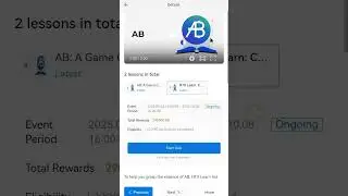 Htx Learn & earn AB Token quize answer.#htx#htxexchanger#foryou #shortreels #shortvideo #viralshorts