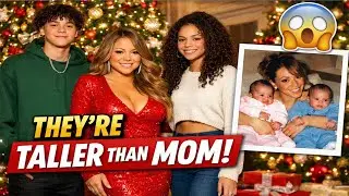 🎄 Mariah Carey's Twins Tower Over Her Now! 😱⏰ @enews