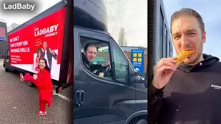 Taking a singing van to a Greggs Drive-thru 🤣🎤