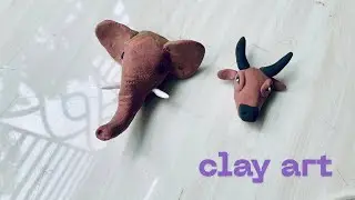 How to make a cow head/ How to make Elephant head/easy animal head#craft 