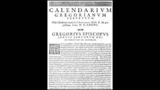4 октября 1582 года: Папа Григорий XIII ввёл григорианский календарь.