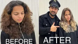 Hair colour highlights , step by step , @Mr_ali_hairartist