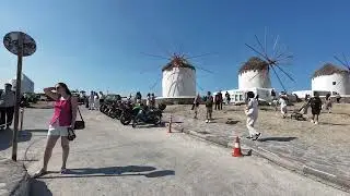 Mykonos windmills 4K walking tour#greece#mykonos#cruise#travel