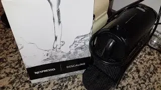 Descaling. How to descale a Nespresso Delonghi Inissia coffee machine step by step