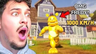 Taulant Abazaj - Momente QESHARAKE & HORROR Te Fredy ne Hello Neighbor..😂