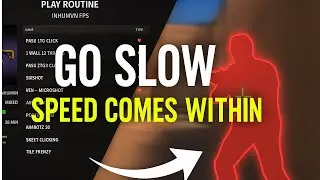 Go Slow, Speed Comes Within &ndash; Aim Training Routine &mdash; Level up in 5 Days