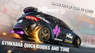 CarX Street: краткие руководства и настройки Gymkhana