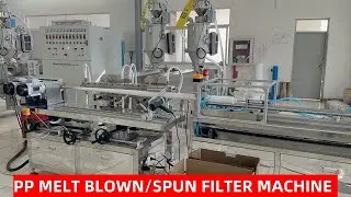 PP Melt Blown Filter Cartridge Machine/M&aacute;quina de cartucho de filtro soprado derretido PP