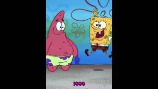 Cart00ns SpongeBob 1999 -now #shorts #overtheyears
