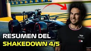 RESUMEN DEL SHAKEDOWN F1 | Russell domina, Aston Martin aparece y Checo P&eacute;rez enciende a M&eacute;xico