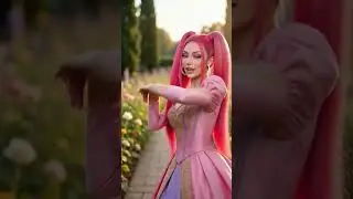 Mayra tried some dances from Backstage :)  #kpopdemonhunters #cosplay #chinesedance