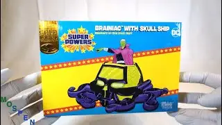 (ASMR) McFarlane Toys/DC Direct: Super Powers: Brainiac w/ Skull Ship Unboxing! (Wave 7)