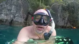 Barracuda Lake. Озеро есть. Барракуд нет. Филиппины.