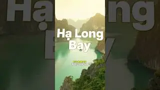 Vietnam&rsquo;s Surreal Maze of 1,600 Limestone Islands! #shorts #geography #facts