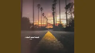 i don't need much