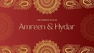 Amreen + Hydar | Wedding Film | SPARKLE PHOTOGRAPHY