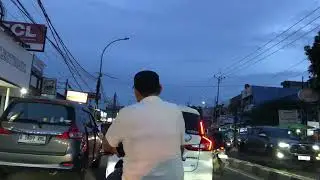 Suasana jalan menjelang maghrib dari Bates Kreo sampai Mencong Ciledug via Puri Beta | Tangerang
