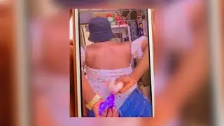 Lagos slay queen caught stealing fufu