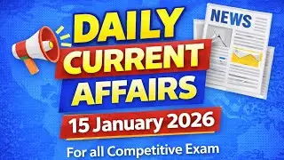 15 January 2026 Current affairs/Daily Current Affairs/Current affairs by RHP