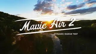 Mavic Air 2 Dynamic Range Test Using d-cinalike Picture Profile