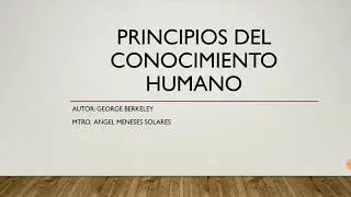 el pensamiento de Berkeley