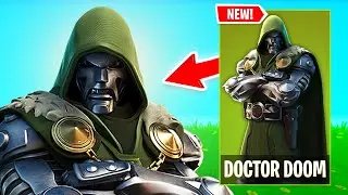 Геймплей с обликом ДОКТОРА ДУМА в FORTNITE! (Эмоция &laquo;Победа фон Дума&raquo;, волшебный энергетический глайдер и набор Доктора Дума)