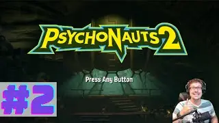 Psychonauts 2 - Going to School and Mailman Nick - Gameplay - #2 MWG -