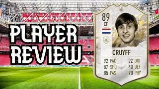 Johan Cruyff (89) Icon Review - Fifa 22 (FUTBIN)