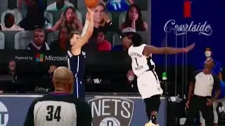 Luka Doncic Signature Step Back On Reggie Jackson In OT
