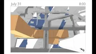 Pike Place Market Shadow Study Animation