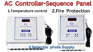 AC Controller (Timer) - Sequence Panel || Hvac || Temperature Control || Fire Protection #ytshorts