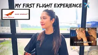MY FIRST FLIGHT EXPERIENCE ✈️ | Our Priceless Reaction 😍✨