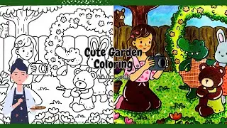 Coloring Cute Characters with Alcohol Markers | تلوين شخصيات كيوت بالماركرز 🐻🐰🐊