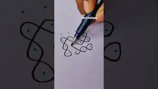Day 89/100. A simple 4x4 kolam.