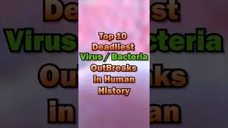 Deadliest Virus / Bacteria OutBreaks in Human History #shorts