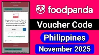 Foodpanda Philippines voucher code November 2025 | foodpanda discount offer